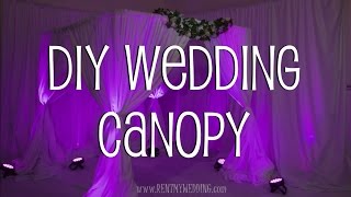 How To Setup A DIY Wedding Canopy or Chuppah [upl. by Buffum]