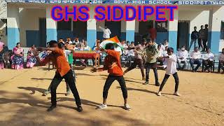 dille india o sainika dance performance by GHS Siddipet students sandeepramini3659 [upl. by Ominorej752]