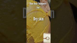 rice flour face mask for dry skin skincare dryskin [upl. by Nyrraf]