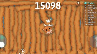 I reached 18700 points in snakeio 🐍 in the shortest possible time 🐍Collect big score from the MAP [upl. by Marj]