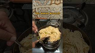 Veg Hakka Noodles 🍜 shorts food recipe [upl. by Atrebor]