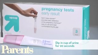 How to Take a Target Pregnancy Test  Parents [upl. by Vala]