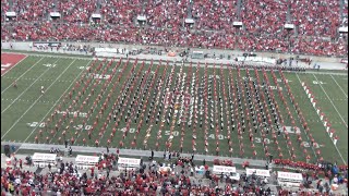 Pregame The Ohio State University Marching Band vs Western Michigan 9724 [upl. by Eneleahs]