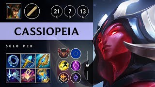 Cassiopeia Mid vs Smolder Triple Kill Dominating  EUW Grandmaster Patch 1420 [upl. by Ahrens]