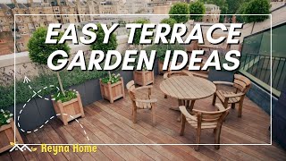 Easy Terrace Garden Ideas Low Budget Simple House Design [upl. by Emanuele]