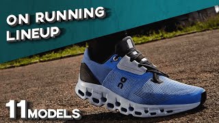 On Running Lineup 2022 11 models Review and Comparison [upl. by Kris]