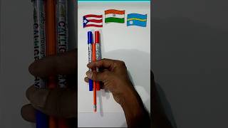 India 🇮🇳 Vs Puerto Rico 🇵🇷 Nauru 🇳🇷 Flag Warp Scanningshorts [upl. by Iur824]