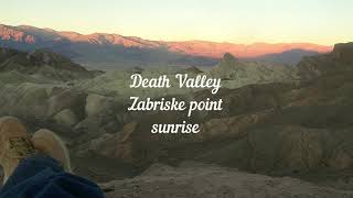 Death Valley is beyond amazing Zabriske point [upl. by Evangelin]