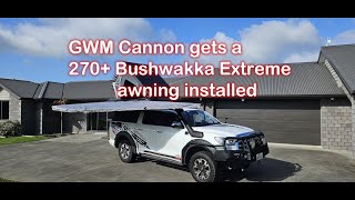 GWM Cannon get an extreme awning installed [upl. by August]