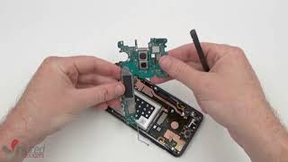 Galaxy S9 Plus LCD Digitizer Teardown  More I cut my finger [upl. by Atiuqcir]