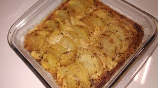 PAPAS GRATINADAS EN MICROONDAS EN 14 MIN DELICIOSAS PATATAS DAUPHINOISE  POTATOES IN 14 MIN [upl. by Norehs598]