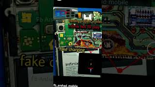 Infinix hot 10 play charging jumper fake charging mobilerepairing [upl. by Adhern212]