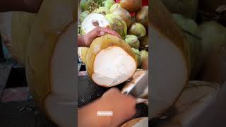 Techniques Golden Coconut Cutting Skills coconut viralvideo everyone [upl. by Anak]