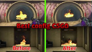 La MEJOR CONFIGURACIÓN PARA QUITAR HUMO NEGRO a MOLOTOVS  CSGO [upl. by Wartow]