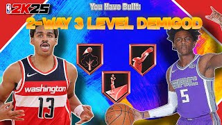 DEMIGOD POINT GUARD BUILD WITH LEGEND SHOOTING BADGES [upl. by Aeriell]