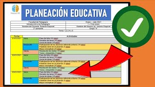 TUTORIAL Cómo Hacer una PLANEACIÓN DIDÁCTICA 2022  Pedagogía [upl. by Nosittam]