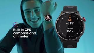 Cubitt Aura Pro SmartwatchFitness Tracker with 143quot Touch AMOLED Screen Bluetooth Call [upl. by Sommer]