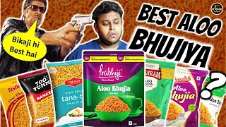 We Found the BEST ALOO BHUJIA Brand in INDIA 😍  Best Namkeen Brand In India  The Food Logic [upl. by Soraya]