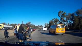 Motorcycle Crash Captured on Dashcam [upl. by Alyek]