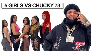 5 WOMEN VS 1 SPANISH RAPPER CHUCKY73 [upl. by Nikkie]