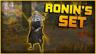 Ronins Armor Set  Katana FULL Guide  Elden Ring [upl. by Tteraj]