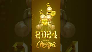 Happy New Year 2024 Status Video [upl. by Ideih]