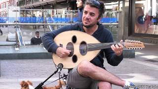 The quotOudquot Musical Instrument from the Middle East London Street Music [upl. by Illene]