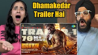 Martin  New Movie Trailer Reaction Dhruva Sarja  AP Arjun  Uday K Mehta  Parbrahm Singh [upl. by Anatnahs]