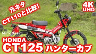 CT125 ハンターカブ・ホンダ・バイク試乗レビュー 元ネタCT110と比較！HONDA CT125 HUNTERCUB TEST RIDE [upl. by Yerga271]