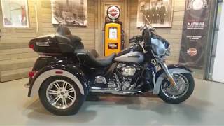 2019 HarleyDavidson Tri Glide Ultra FLHTCUTG Midnight Blue amp Barracuda Silver [upl. by Pilif]