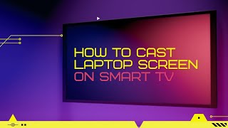 How to Screencast Laptop on a Smart Tv Tamil  தமிழ் itbeginners [upl. by Osmen]