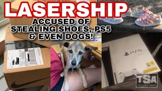 LASERSHIP ACCUSED OF STEALING SNEAKERSPS5 amp EVEN DOGS RARE NIKE AND JORDAN SHOES GONE [upl. by Armil]