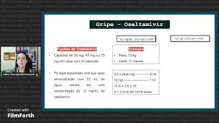 Como prescrever o oseltamivir para Influenza [upl. by Byran]