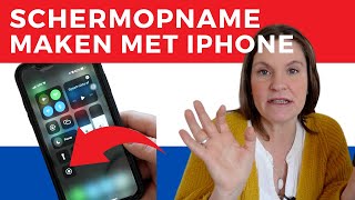 Zo maak je een schermopname op je iPhone en iPad tutorial nederlands [upl. by Jarlen]