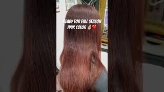 hair color trends for fall season ❤️  HAIRSTUDIOBYMHAR  MHAR LUXE BEAUTY [upl. by Namwen]