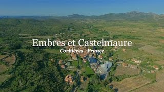 Embres et Castelmaure vue du ciel en 4K  Corbières  FD PROD [upl. by Sonitnatsnok]