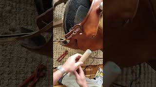 Concho Removal  Easy Way To Remove Stubborn Saddle Conchos [upl. by Howe494]