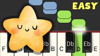 TWINKLE TWINKLE LITTLE STAR  Piano and Keyboard Lesson Note by Note  Easy Tutorial [upl. by Sucramat571]