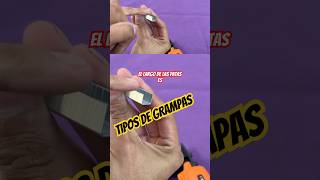 Tipos de grampas para tapizar diy tools tutorial gomaespuma cursodetapiceria aprendetapiceria [upl. by Albion]