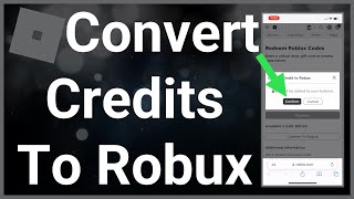 How To Convert Roblox Credit To Robux [upl. by Irrak821]