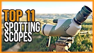 Best Spotting Scopes 2023  Top 11 Spotting Scope for Hunting amp Long Range Shooting [upl. by Wheelwright]