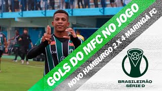 Gols do jogo  Novo Hamburgo 2 x 4 Maringá FC  16 avosdefinal  Jogo 1  Brasileirão Série D [upl. by Iramohs]