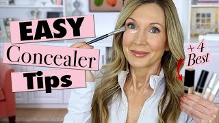 Easy Everyday CreaseFree Concealer Routine  The BEST Concealers for Mature Skin [upl. by Naves755]