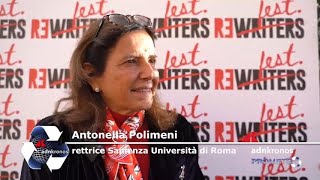 Polimeni “C’è collegamento fra le tematiche del ReWriters fest e l’attività dei nostri [upl. by Thant]