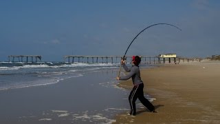 What to EXPECT Surf Fishing at NC Outer BanksCatching Everything [upl. by Turnheim]