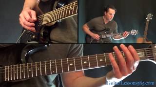 Metallica  One Guitar Lesson Pt1  Intro amp Verse [upl. by Auohc]