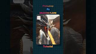 Photoshop Magic Adding Fiery Flames to Dragon in Photoshop  Quick Photoshop Tutorial [upl. by Emaj]