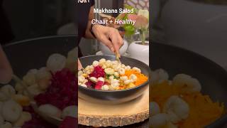 Easy way to prepare Makhana Salad  Chaat salad asmr chaat asmrfood makhana [upl. by Kcirtemed104]