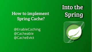 Implementing Spring Cache [upl. by Aitan272]