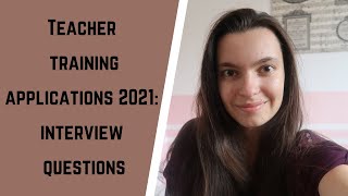 TRAINEE teacher INTERVIEW QUESTIONS  How to ANSWER interview questions  PGCE Interview  SCITT [upl. by Rafat]